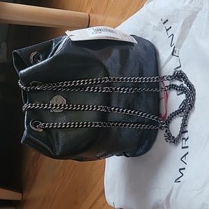 Marina Galanti Bucket Bag with Chain Strap (NWT)